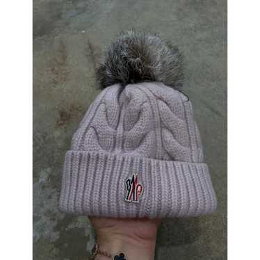 Moncler Moncler Beanie Pink Fur OS Used - image 1