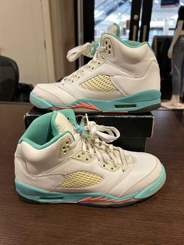 Jordan retro 5 light aqua hotsell