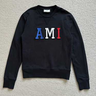 【送料&関税込】Ami Alexandre Mattiussi Sweater AMI ALEXANDRE MATTIUSSI Gray Ami Paris Sweatshirt L82310