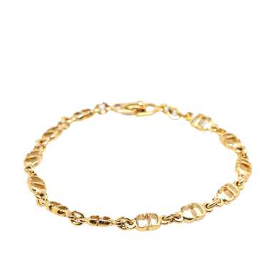 Gold Dior Gold Plated CD Chain Bracelet