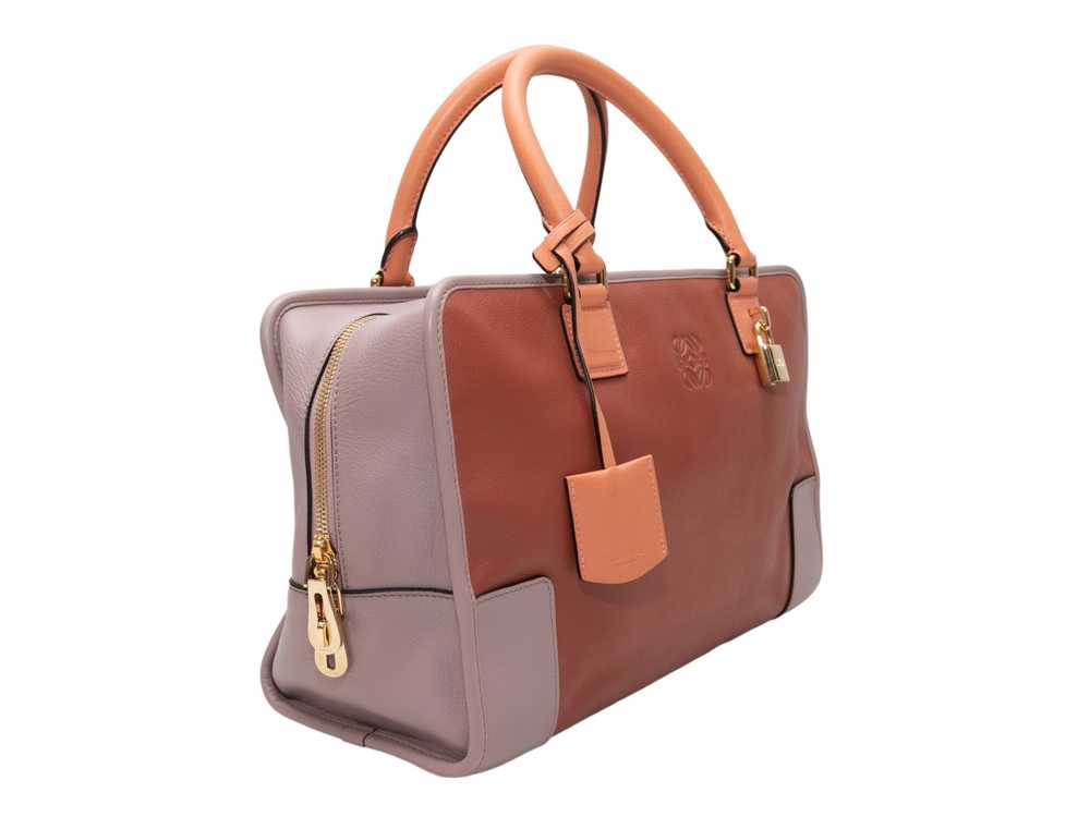 Orange & Mauve Loewe Amazona 35 Handbag - image 2