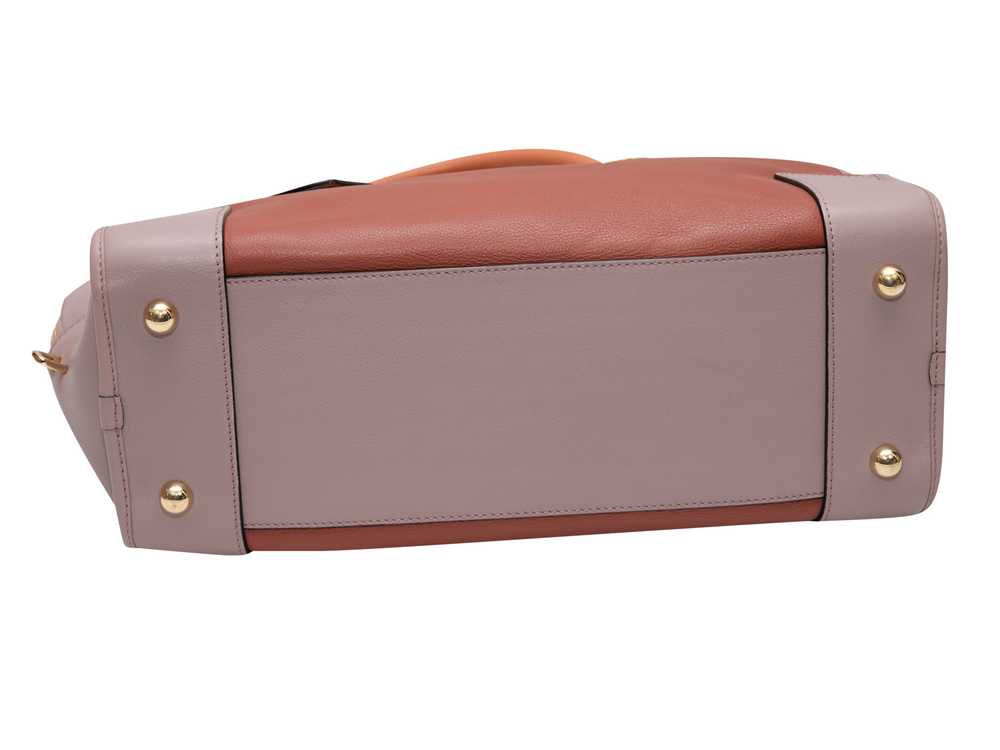 Orange & Mauve Loewe Amazona 35 Handbag - image 4