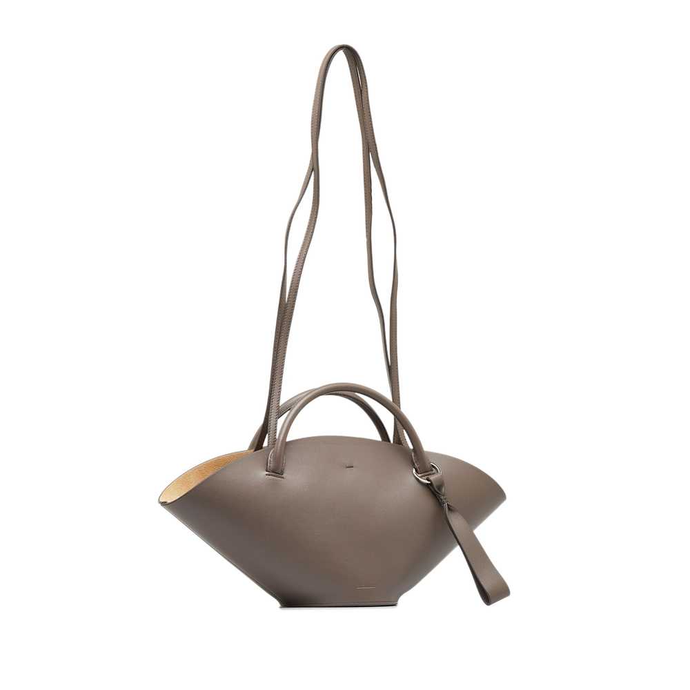 Brown Jil Sander Sombrero Leather Satchel - image 2