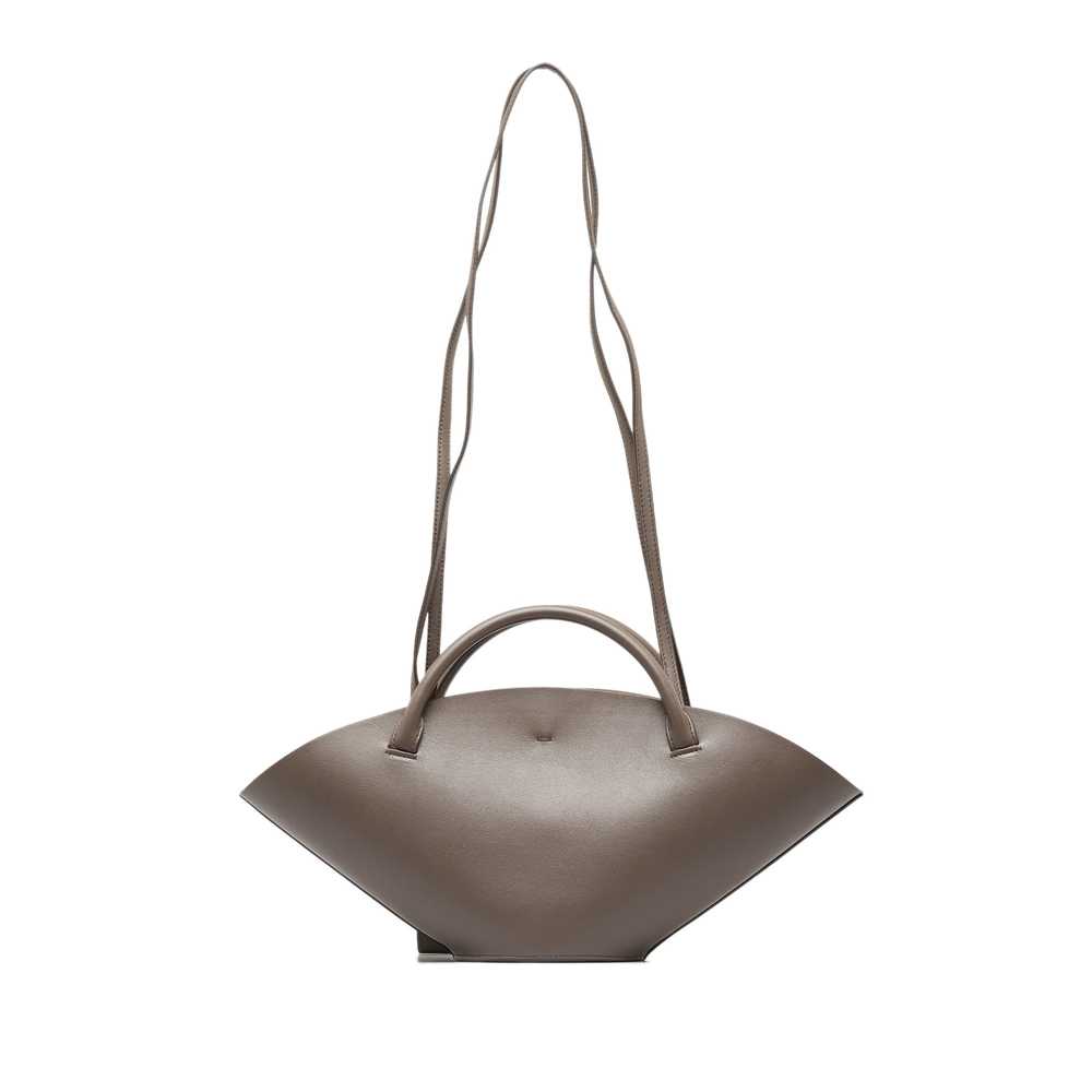 Brown Jil Sander Sombrero Leather Satchel - image 3