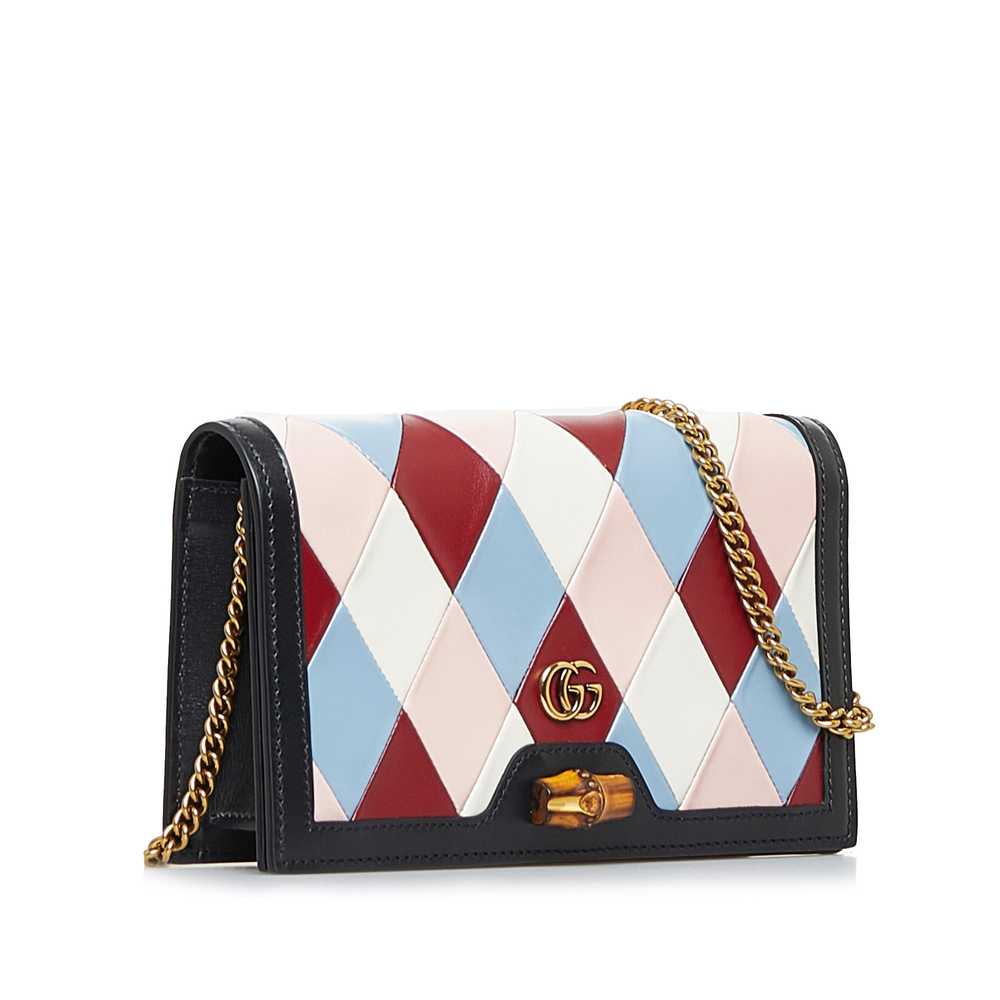 Multicolor Gucci Lovelight Bamboo Wallet on Chain… - image 2