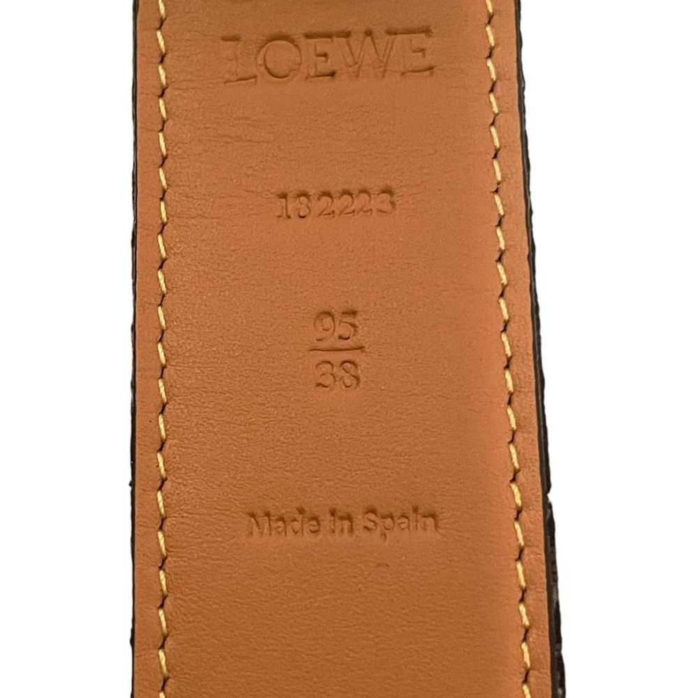 Loewe Anagram leather belt - image 7