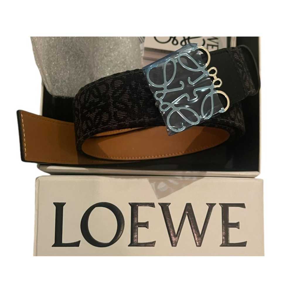 Loewe Anagram leather belt - image 8