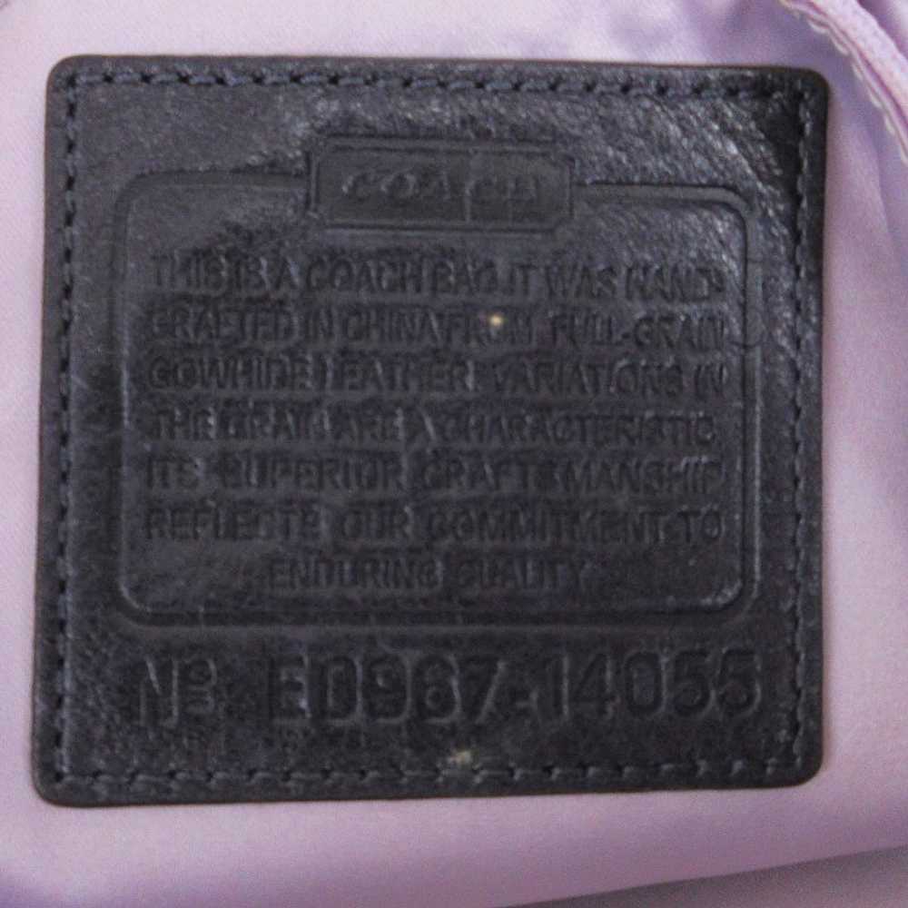 Coach Shoulder Bag Hand 2Way Logo E0967-14055 Pur… - image 9