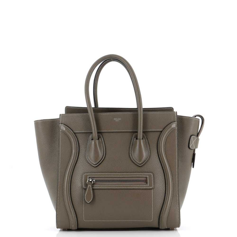 CELINE Luggage Bag Grainy Leather Micro - image 1