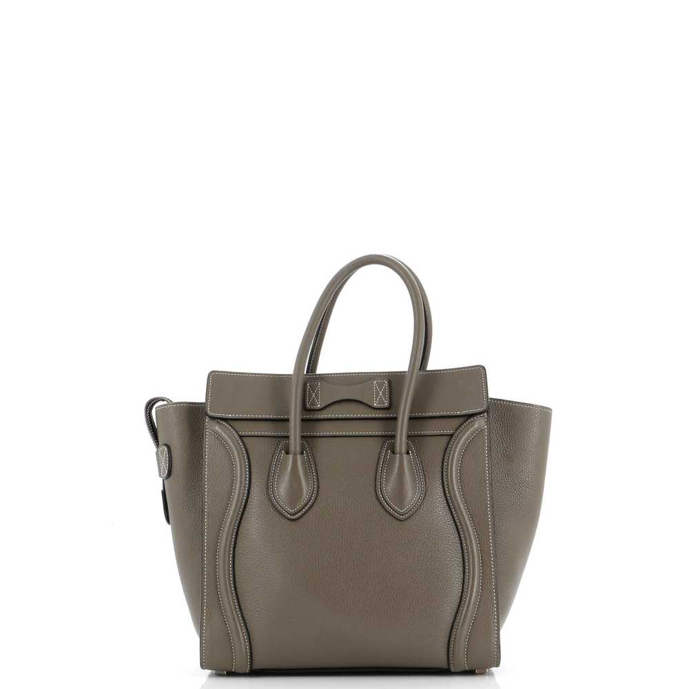 CELINE Luggage Bag Grainy Leather Micro - image 3