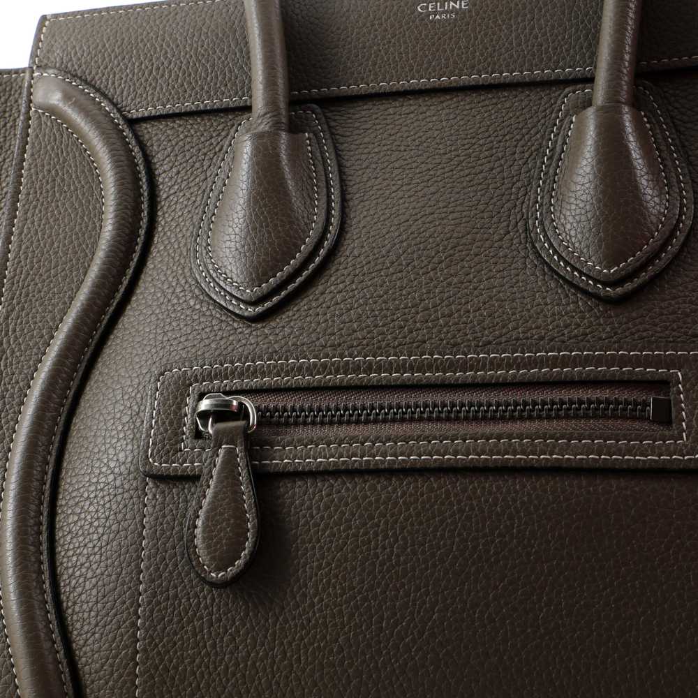 CELINE Luggage Bag Grainy Leather Micro - image 6