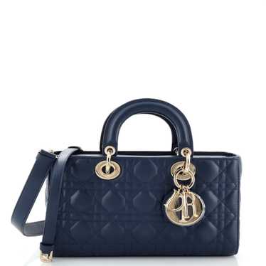 Christian Dior Lady D-Joy Bag Cannage Quilt Lambs… - image 1