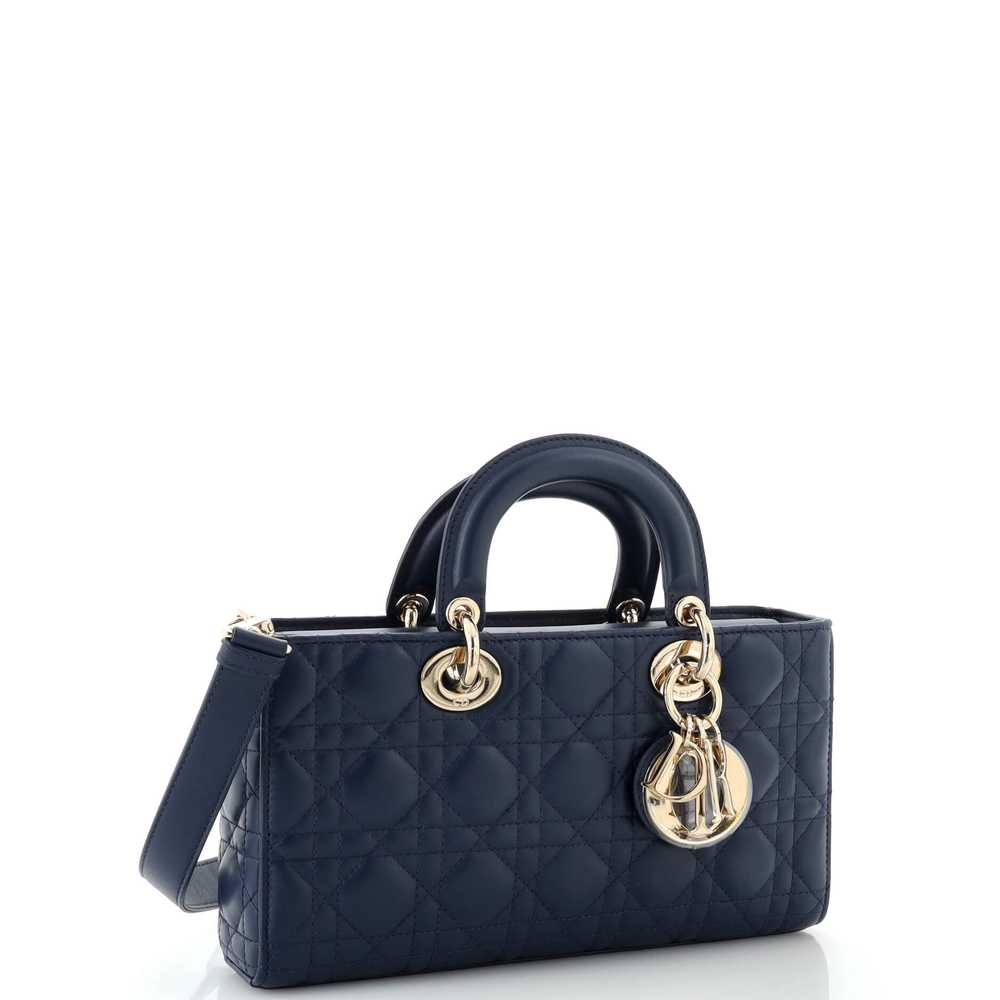 Christian Dior Lady D-Joy Bag Cannage Quilt Lambs… - image 2