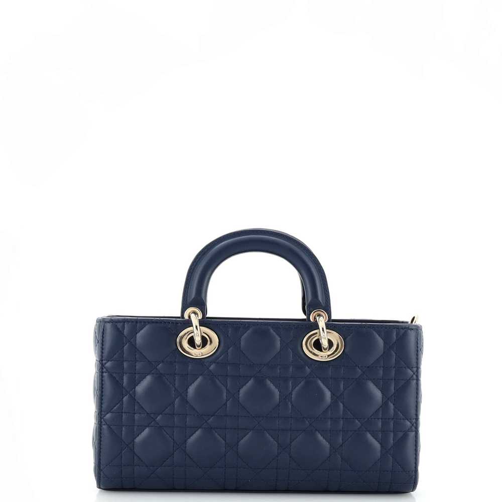 Christian Dior Lady D-Joy Bag Cannage Quilt Lambs… - image 3