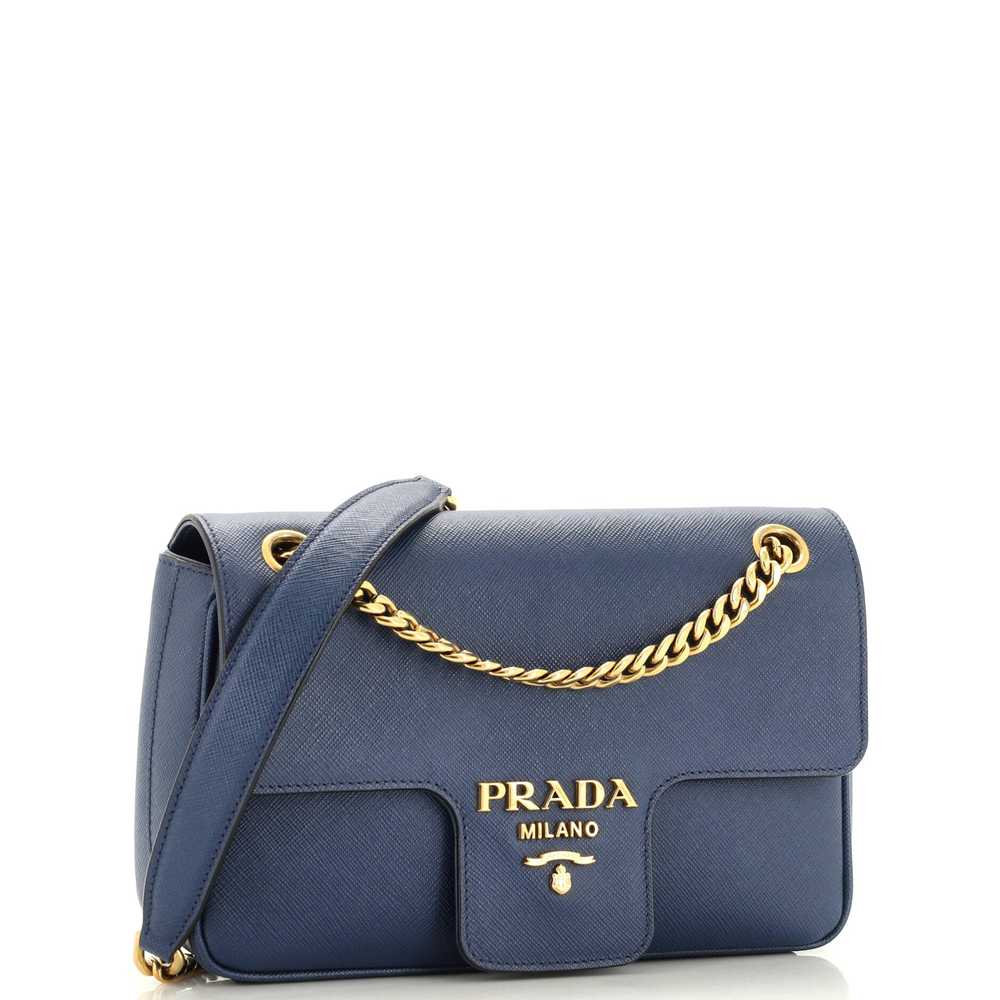 PRADA Pattina Flap Shoulder Bag Saffiano Leather … - image 2