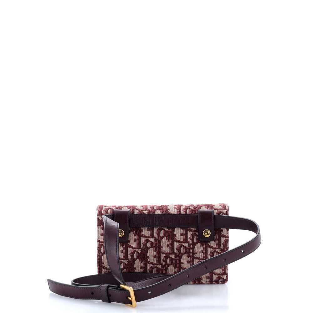 Christian Dior Saddle Rectangular Belt Bag Obliqu… - image 3