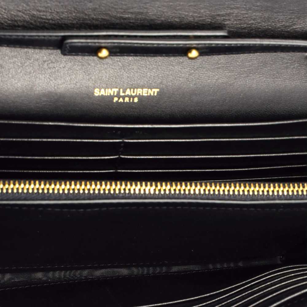 Saint Laurent Classic Monogram Wallet on Chain Pa… - image 5