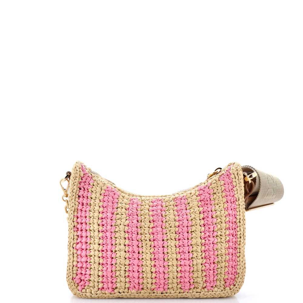 PRADA Re-Edition 2005 Shoulder Bag Raffia Small - image 4