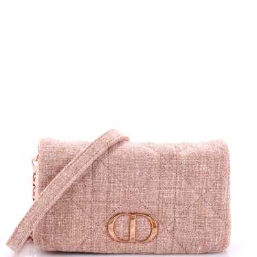 Christian Dior Caro Bag Macrocannage Quilt Linen S