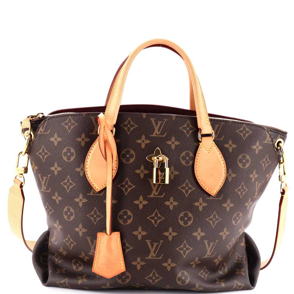 Louis Vuitton Flower Zipped Tote Monogram Canvas … - image 1