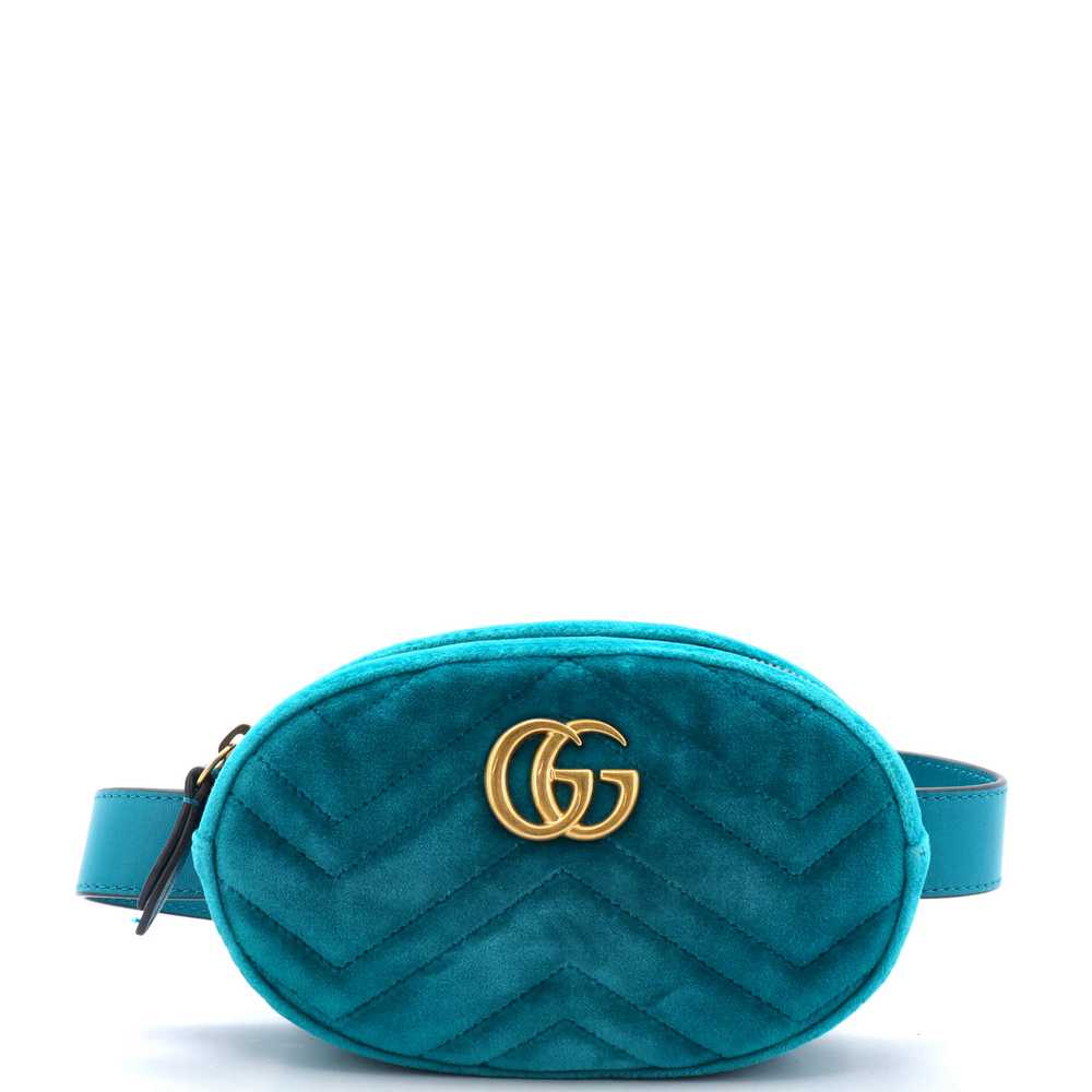 GUCCI GG Marmont Belt Bag Matelasse Velvet - image 1