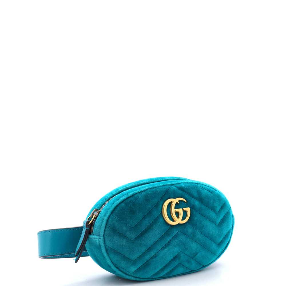 GUCCI GG Marmont Belt Bag Matelasse Velvet - image 2