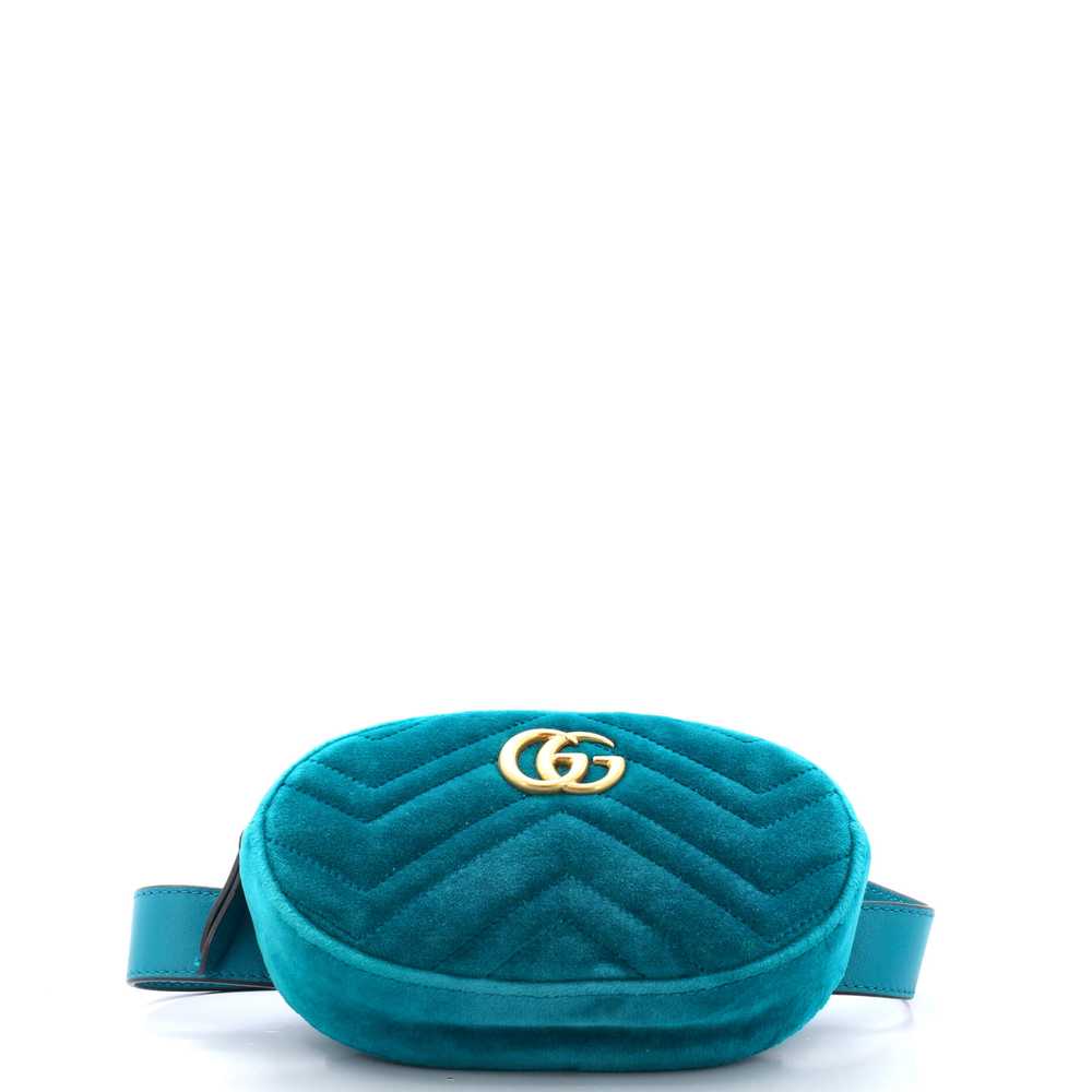 GUCCI GG Marmont Belt Bag Matelasse Velvet - image 4