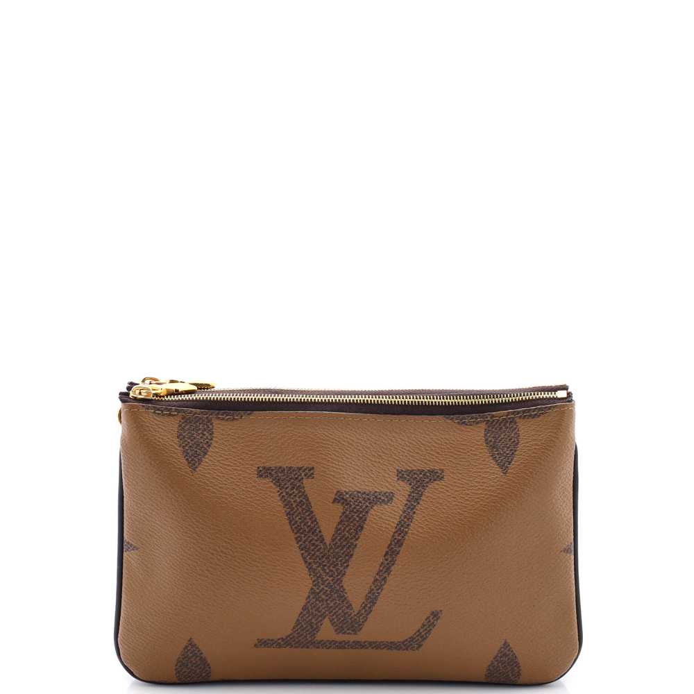 Louis Vuitton Double Zip Pochette Reverse Monogra… - image 1