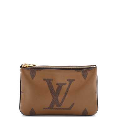 Louis Vuitton Double Zip Pochette Reverse Monogra… - image 1