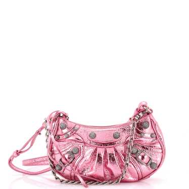 Balenciaga Le Cagole Giant Studs Shoulder Bag Lea… - image 1