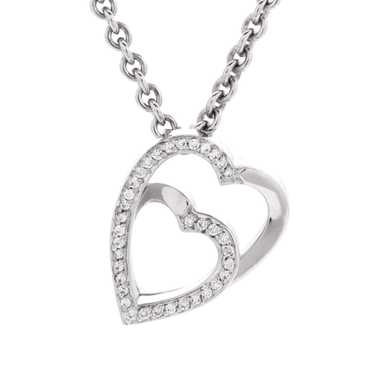 Cartier Double Heart Pendant Necklace