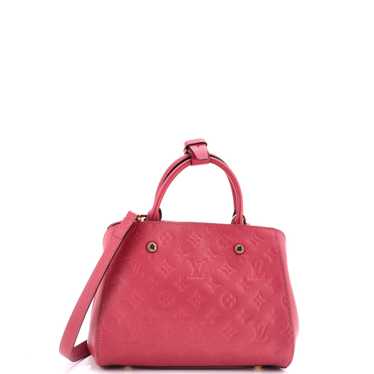 Louis Vuitton Montaigne Handbag Monogram Empreinte