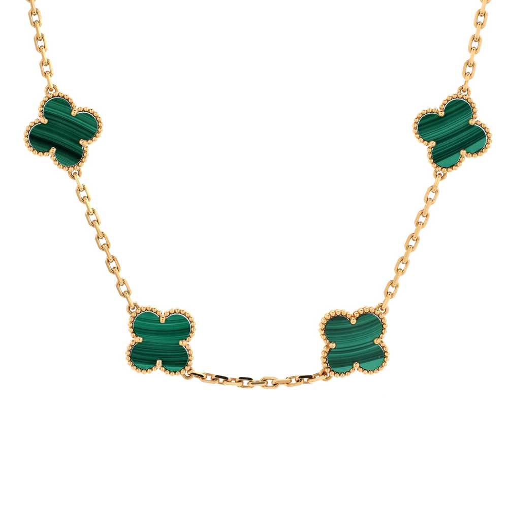 Van Cleef & Arpels Vintage Alhambra 10 Motifs Nec… - image 1