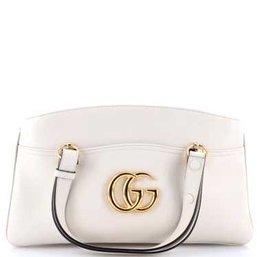 GUCCI Arli Top Handle Bag Leather Large