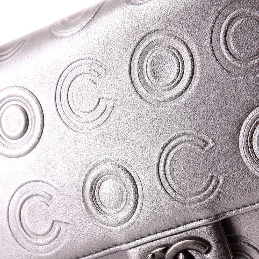 CHANEL Cocoallover Flap Bag Embossed Calfskin Sma… - image 8