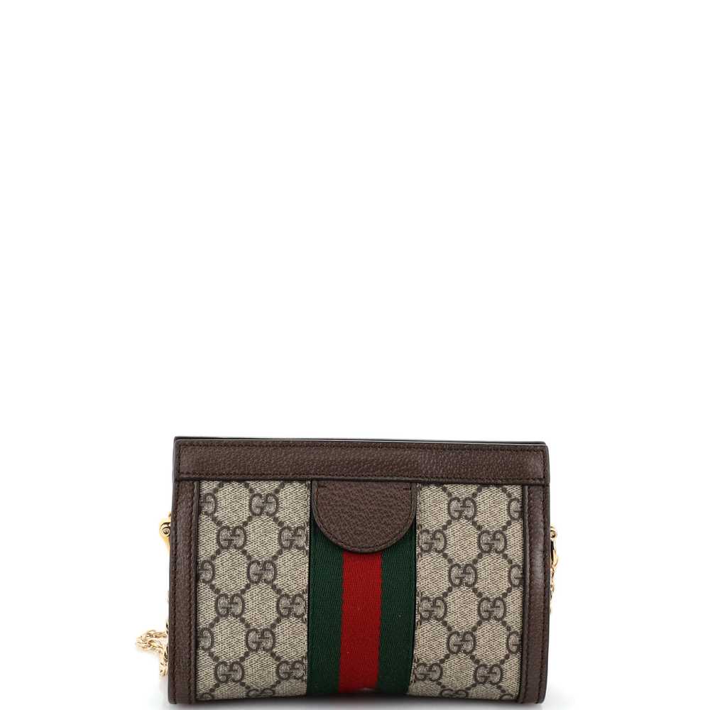 GUCCI Ophidia Chain Shoulder Bag GG Coated Canvas… - image 3