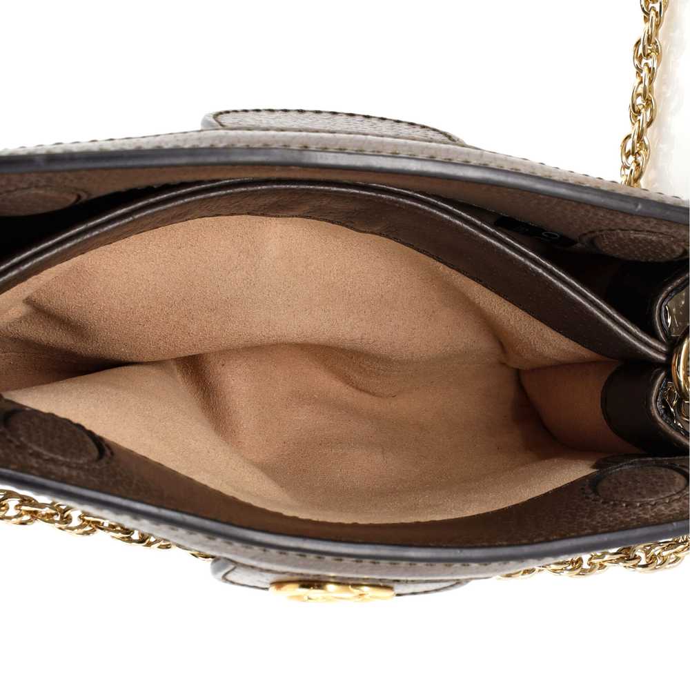 GUCCI Ophidia Chain Shoulder Bag GG Coated Canvas… - image 5