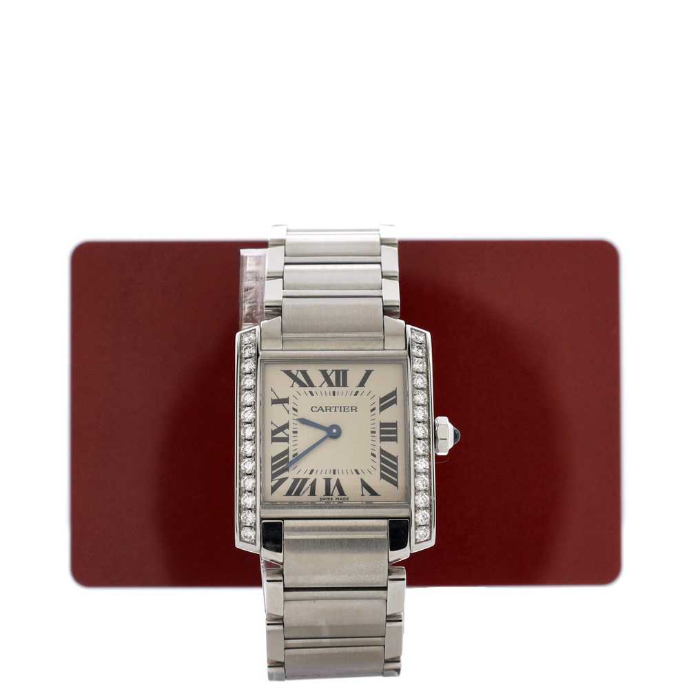 Cartier Tank Francaise Quartz Watch (W4TA0009) - image 2