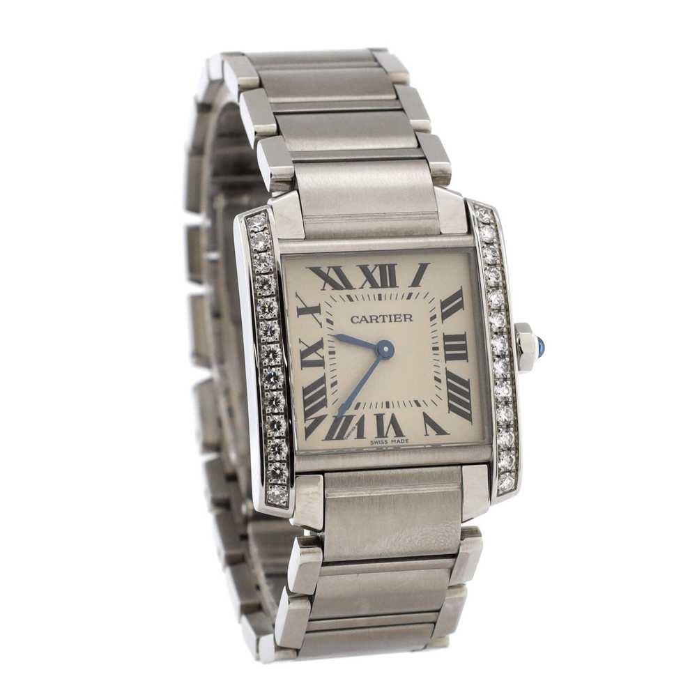 Cartier Tank Francaise Quartz Watch (W4TA0009) - image 3