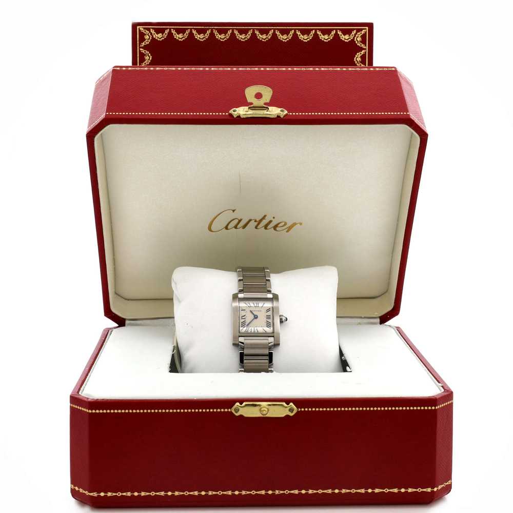 Cartier Tank Francaise Quartz Watch (W51008Q3) - image 2