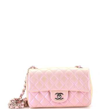 CHANEL Classic Single Flap Bag Quilted Iridescent… - image 1