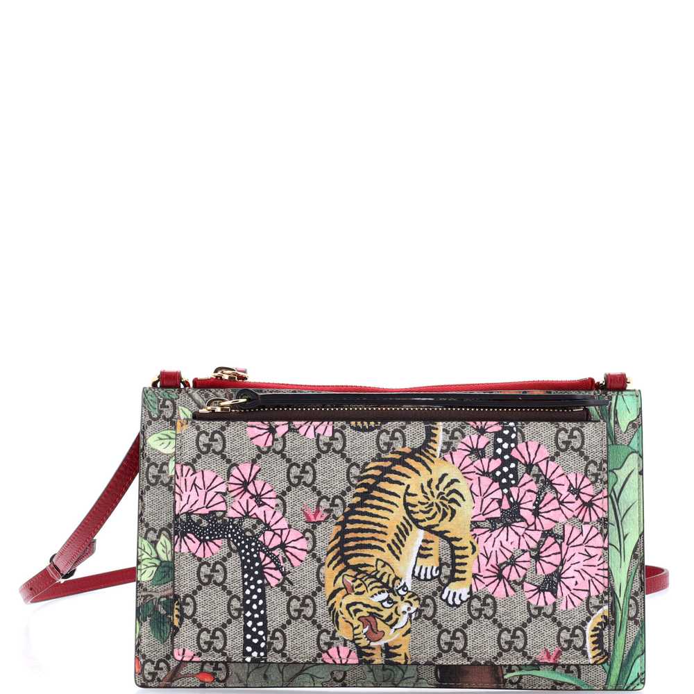 GUCCI Double Zip Pouch Crossbody Bag Tian and Ben… - image 1