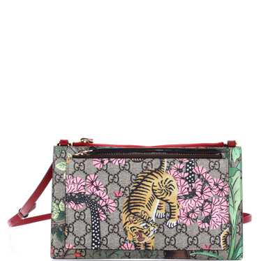 GUCCI Double Zip Pouch Crossbody Bag Tian and Ben… - image 1