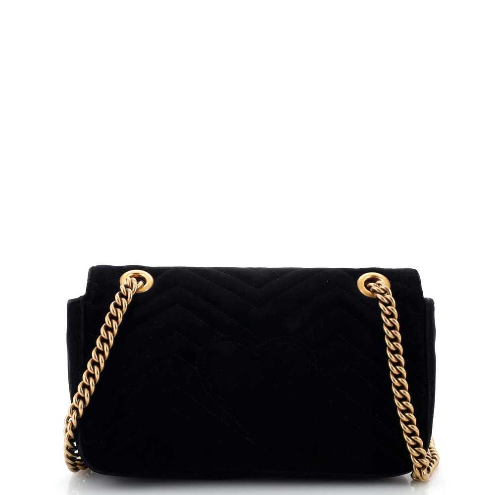 GUCCI GG Marmont Flap Bag Crystal Embellished Mat… - image 3