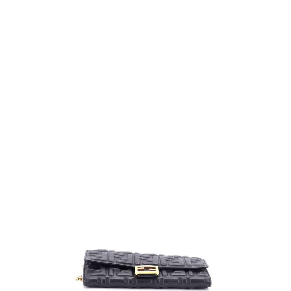 FENDI Baguette Continental Wallet on Chain Zucca … - image 4