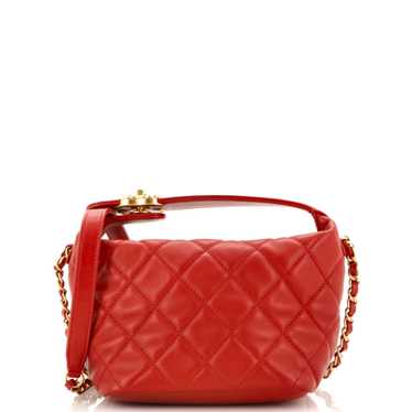 CHANEL Perfect Meeting Hobo Quilted Lambskin Small - image 1