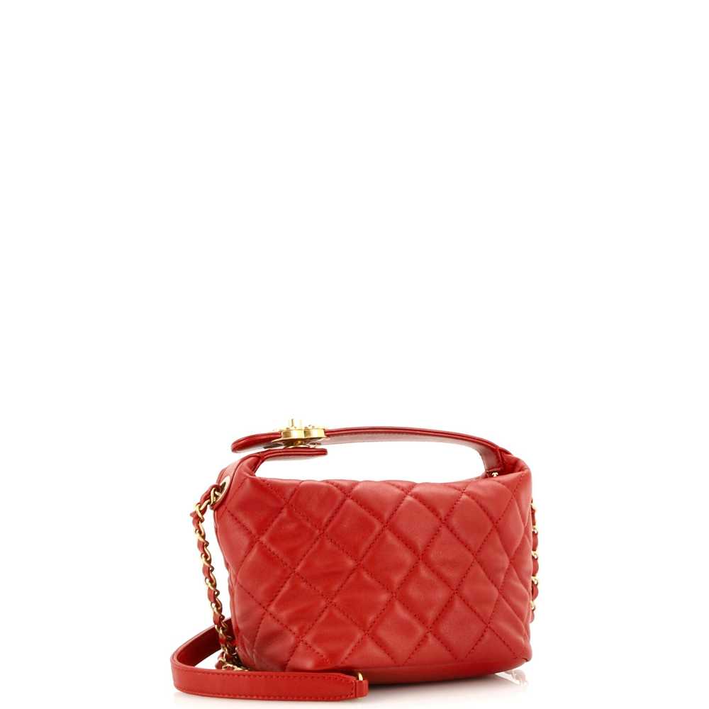 CHANEL Perfect Meeting Hobo Quilted Lambskin Small - image 2