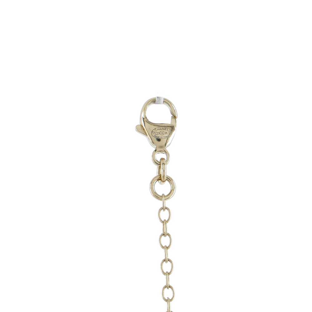 CHANEL CC Flower Long Necklace - image 3