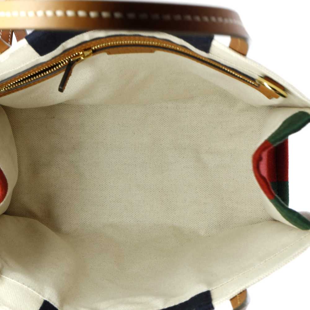 GUCCI Interlocking G Web Tote Canvas Small - image 5