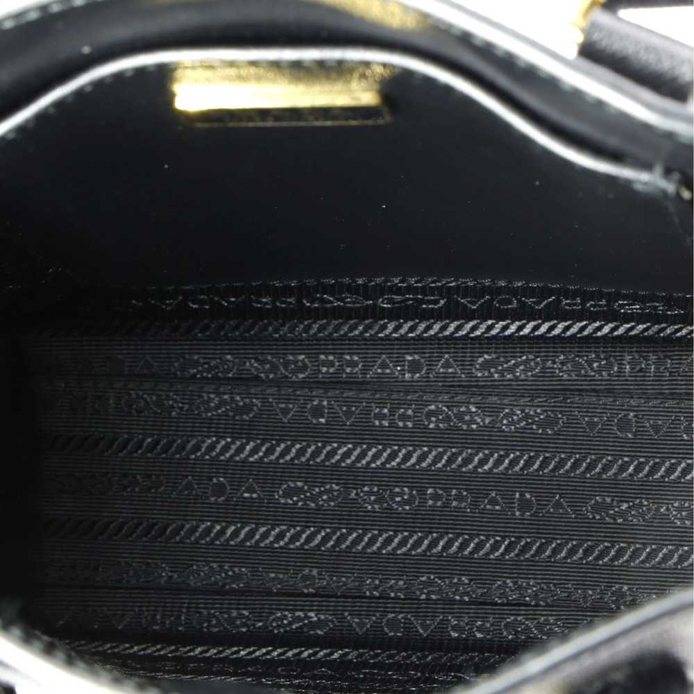 PRADA Convertible Open Tote Saffiano Leather Mini - image 5